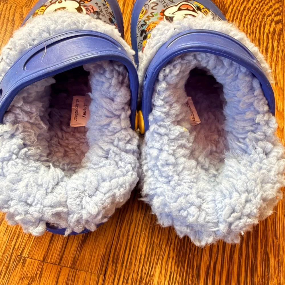 Disney Blue Mickey Mouse Kids Moccasins